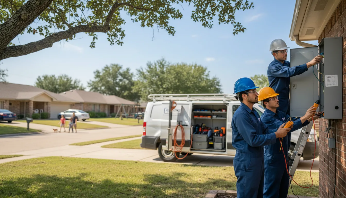 Certified electrician providing emergency electrical services in Phenix City, AL